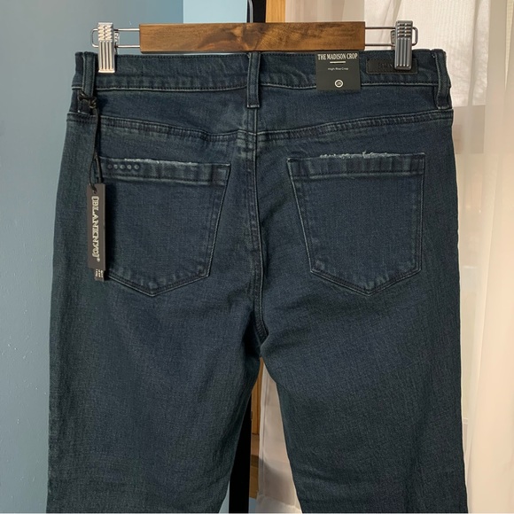 NWT Blank NYC The Madison High Rise Cropped Jeans - Picture 7 of 7